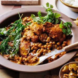 Coconut Curry Magic: Unleashing the Flavor of Chicken and Chickpeas