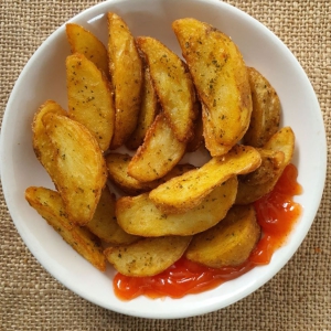 Stir fry Potato Wedges