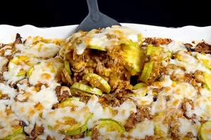 Savory Zucchini & Beef Bake: A Cheesy Italian Escape!