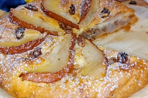 Cinnamon-Kissed Pear Tart: A Slice of Autumn