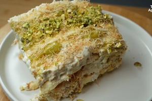 Sweet Harmony: Uniting Kunafa and Tiramisu in One Irresistible Treat!
