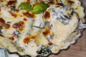 Heavenly Creamy Spinach Lasagna: A Taste of Comfort!