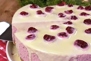 Creamy Cherry Indulgence: No Bake Cheesecake Magic