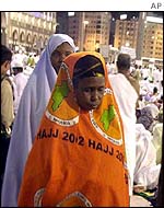 African woman pilgrim in 