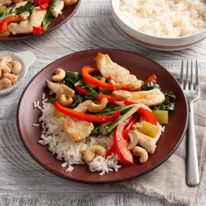 Cashew Chicken Supreme with Bok Choy Bliss