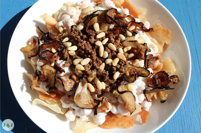 EGGPLANT FATTEH (FATTET BATINJAN)