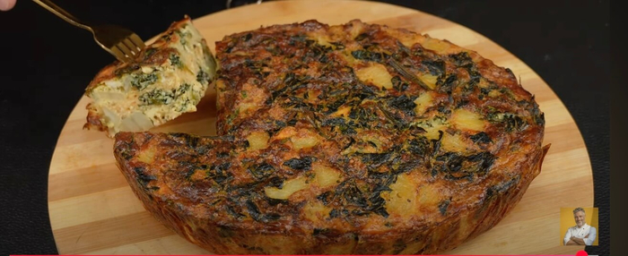 Cheesy Spinach & Potato Quiche: A Flavorful Fusion!