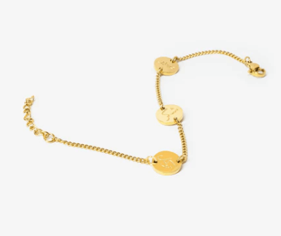 Sabr Shukar Tawakal Gold Plated Arabic Bracelet