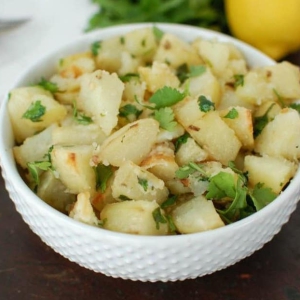 Lemon Cilantro Roasted Potatoes