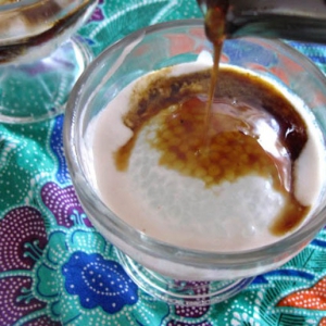 SAGO GULA MELAKA (Sago Pudding with Palm Sugar)