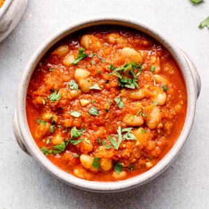 Loubia (Stewed Moroccan White Beans)