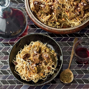 Exotic Euphoria: Moroccan Lamb Stew with Noodles