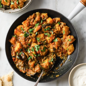 Hearty and Healthy: Eggplant and Potato Curry