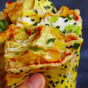 Chinese Crepes with a Crunch: Jian Bing Recipe
