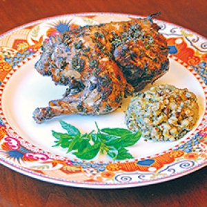 Hen with Herbs